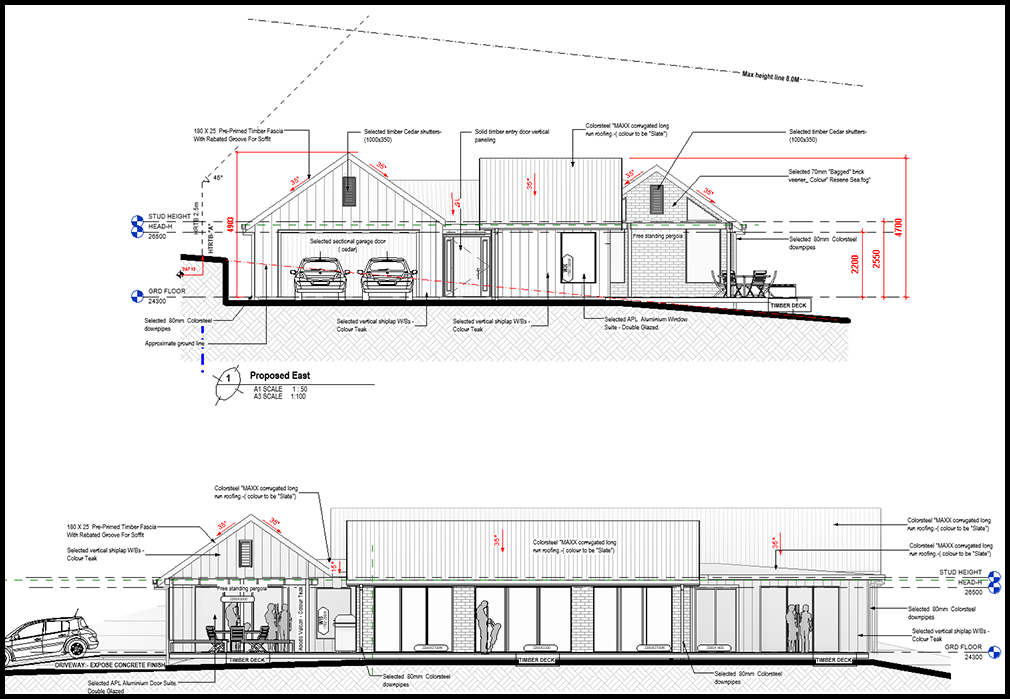 STOCK PLAN_beach house elevations
